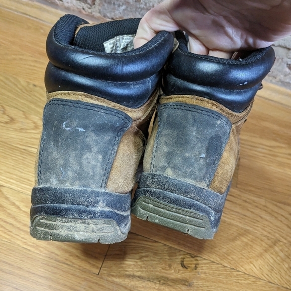 Brahmin Size 5.5 Brown‎ Leather Waterproof Steel Toe Work Boots - Picture 8 of 8